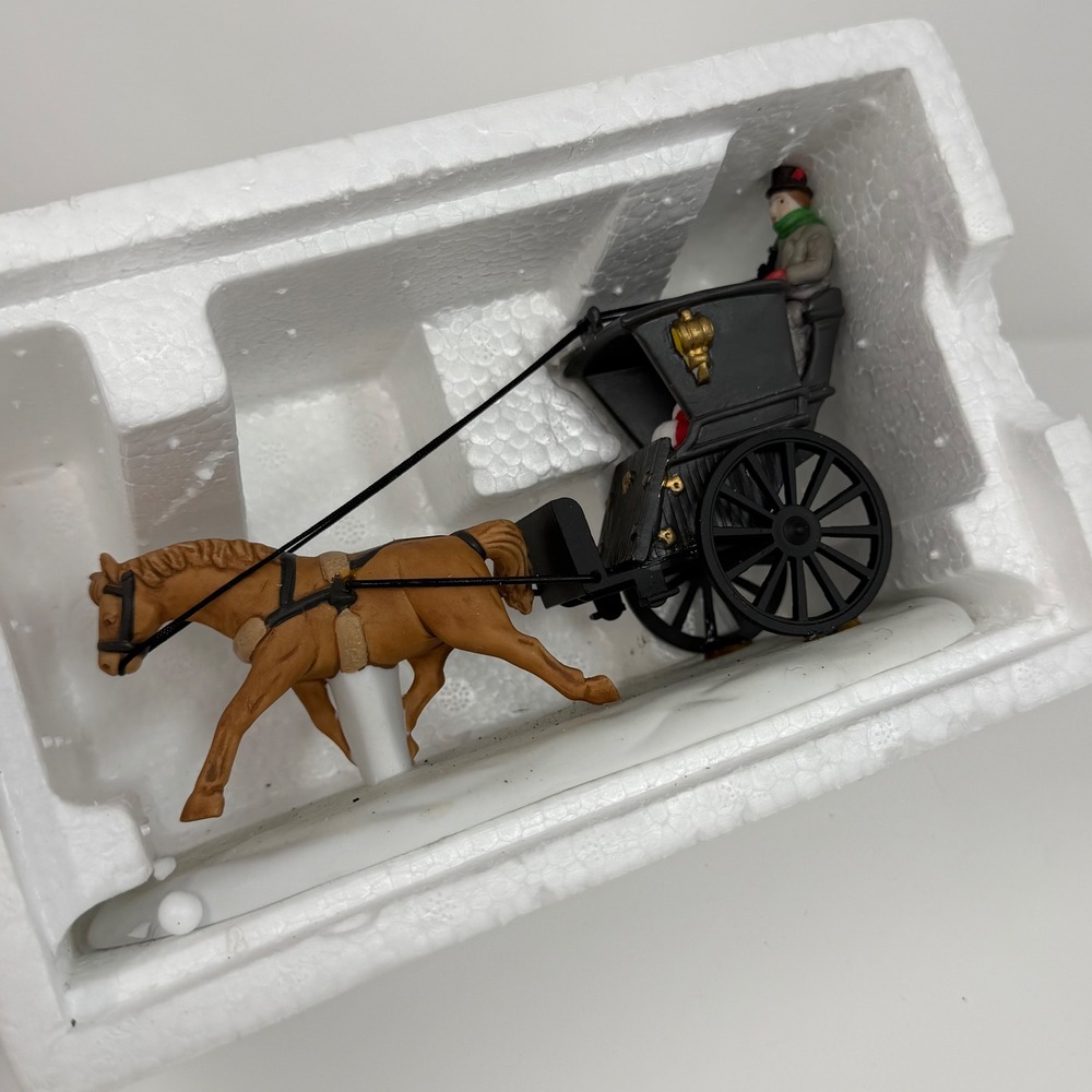 The Heritage Village‎ Collection Kings Road Cab Handpainted Porcelain Accessory